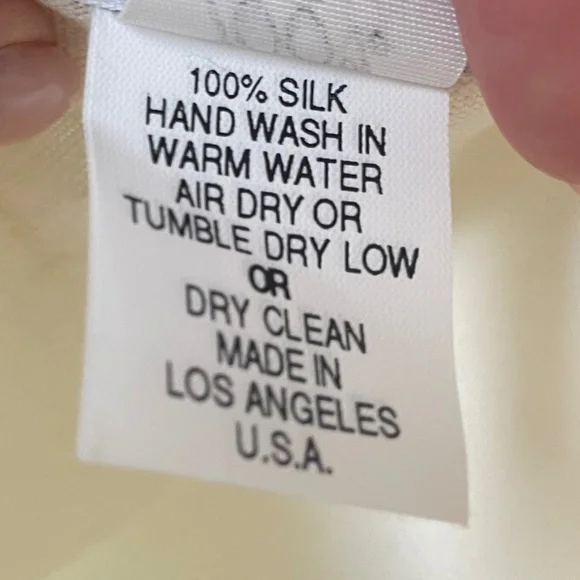 Tiar Los Angeles Silk and Linen Magnolia Wedding Dress in Ivory Size Medium - Picture 11 of 12